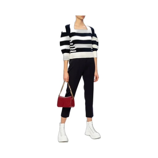 High Waist Cigarette Trousers