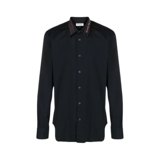 Logo Tape Collar Shirt