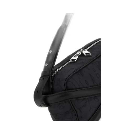 The Harness Logo-Printed Zipped Camera Bag