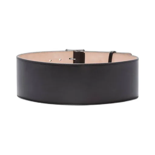 Black Leather Waist Belt