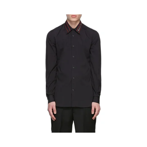 Logo Tape Collar Shirt
