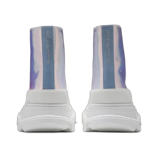 Tread Slick Metallic-Effect Sneakers