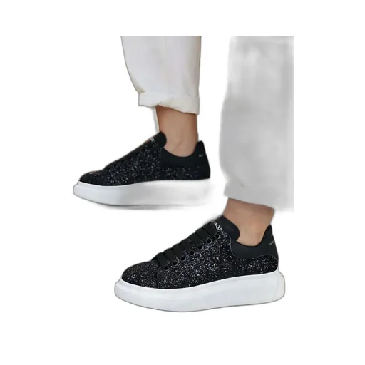 Oversized Glitter Sneakers