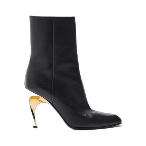 Pointed Toe Heeled Boots