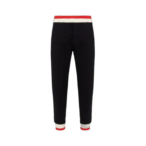 Logo Intarsia-Knit Waist Track Trousers