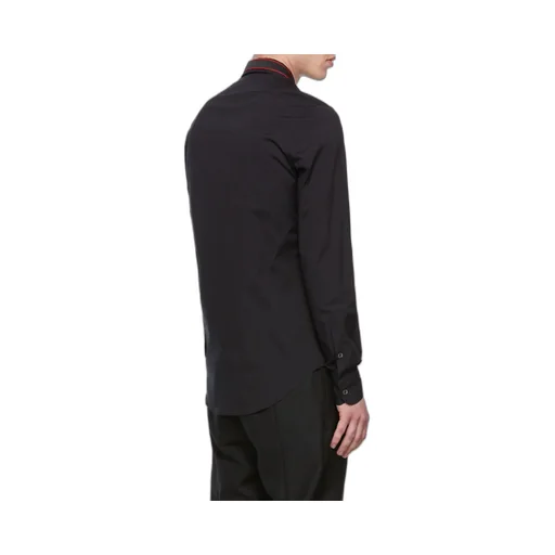 Logo Tape Collar Shirt