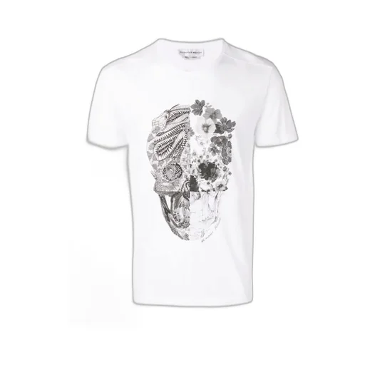 Floral Skull Print T-Shirt