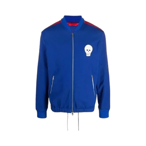 Skull Patch Zipped Jacket