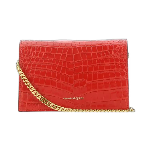 Skull Embossed Small Shoulder Bag