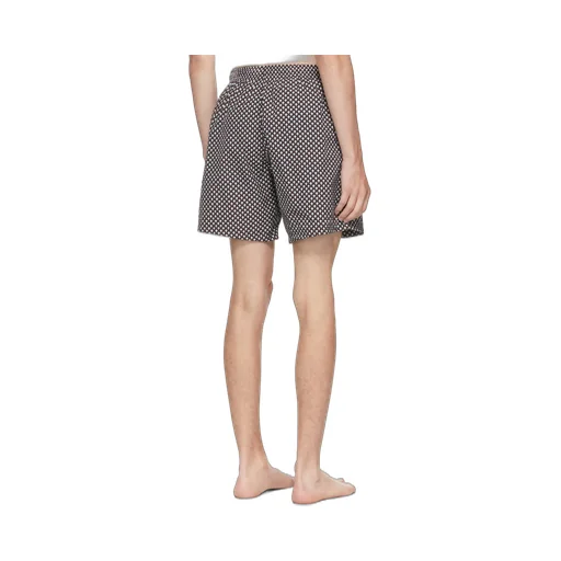 Spotted Skull Print Swim Shorts