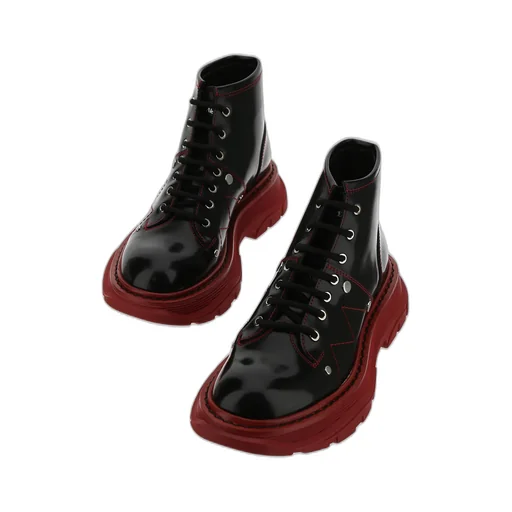 Tread Laced Ankle Boots