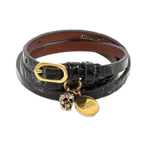 Wrap Skull Charm Bracelet