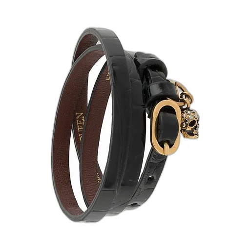 Wrap Skull Charm Bracelet