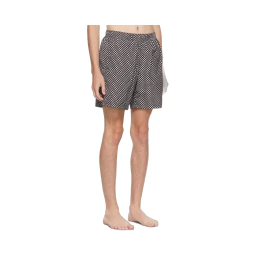 Spotted Skull Print Swim Shorts