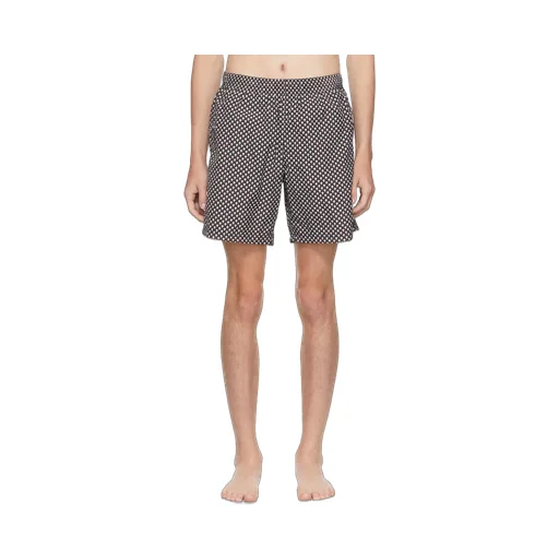 Spotted Skull Print Swim Shorts