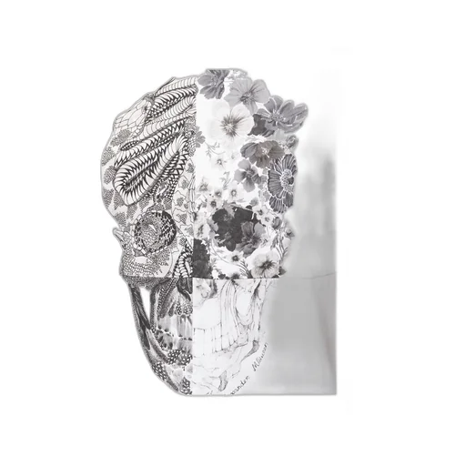 Floral Skull Print T-Shirt