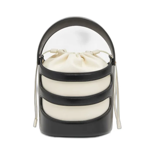 Logo Printed Drawstring Bucket Bag