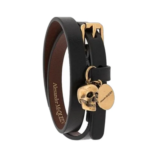 Skull Pendant Wrap Bracelet