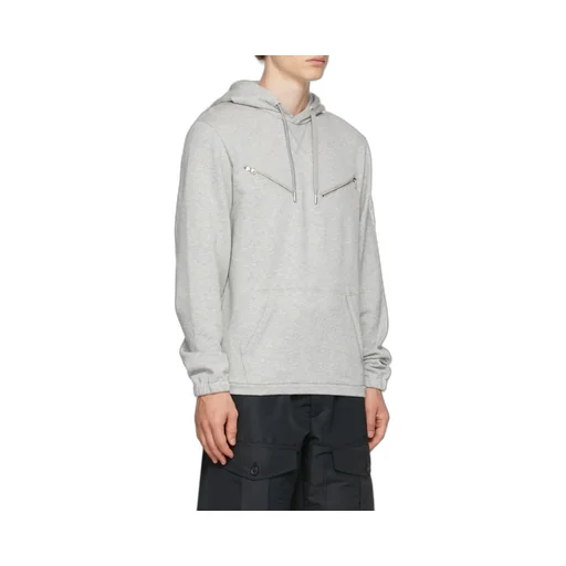 Zip-Detailed Hoodie