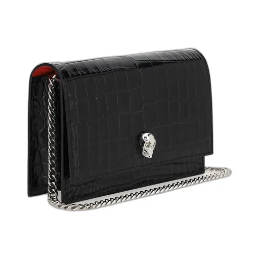 Skull Embossed Crossbody Bag