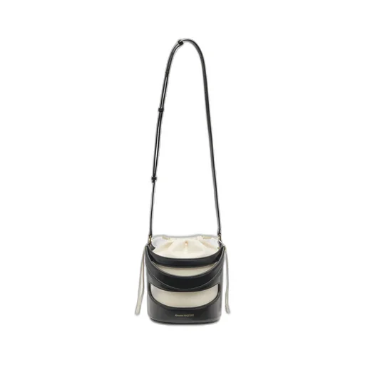 Logo Printed Drawstring Bucket Bag