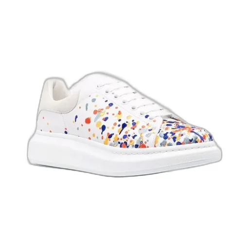 Oversized Paint-Embroidery Sneakers