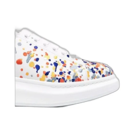 Oversized Paint-Embroidery Sneakers