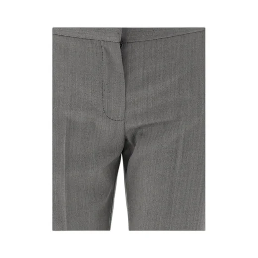 Chevron Cropped Trousers