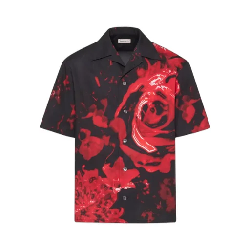 Floral Printed Hawaiian Shirt