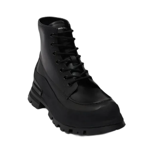 Lace-Up Combat Boots