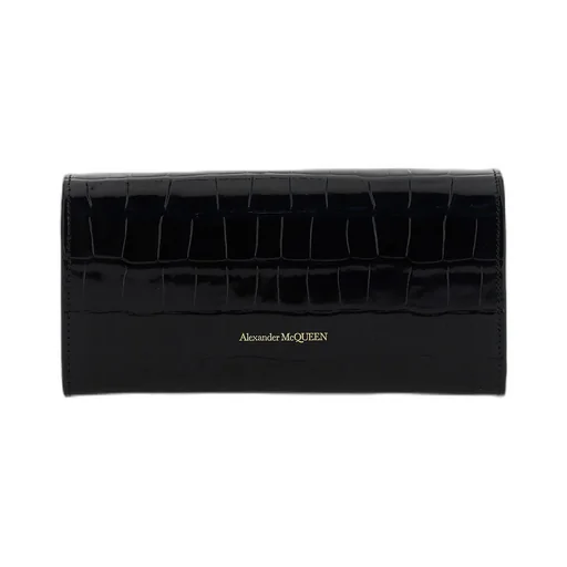 Skull Embossed Clutch Bag