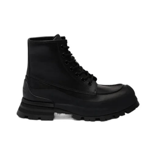 Lace-Up Combat Boots