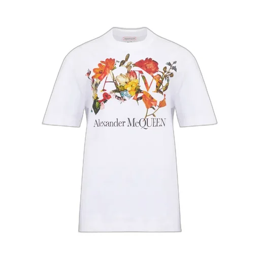 Dutch Flower Logo-Printed Crewneck T-Shirt