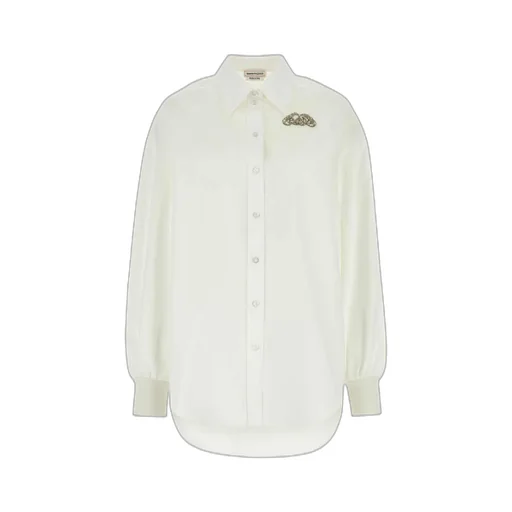 Logo Embellished Buttoned Shirt