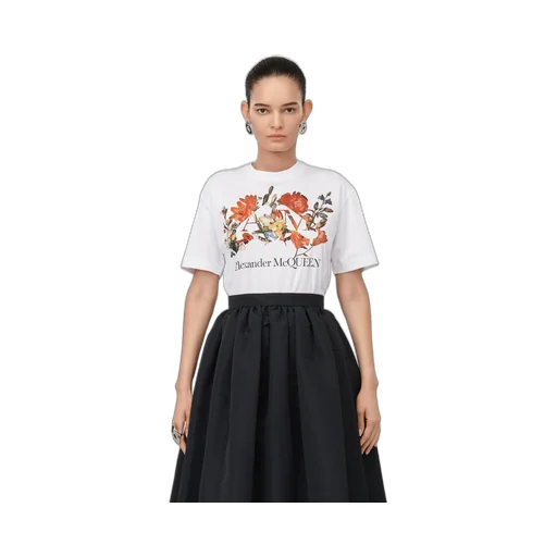 Dutch Flower Logo-Printed Crewneck T-Shirt