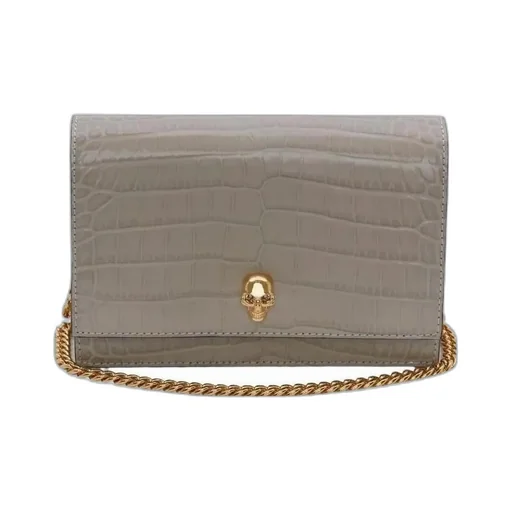 Small Skull Embossed Crossbody Bag
