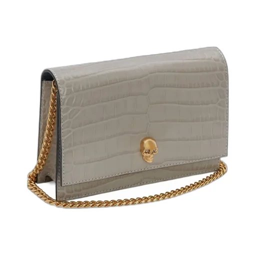 Small Skull Embossed Crossbody Bag