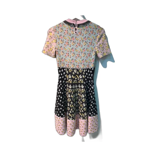 Floral Printed Knitted Dress