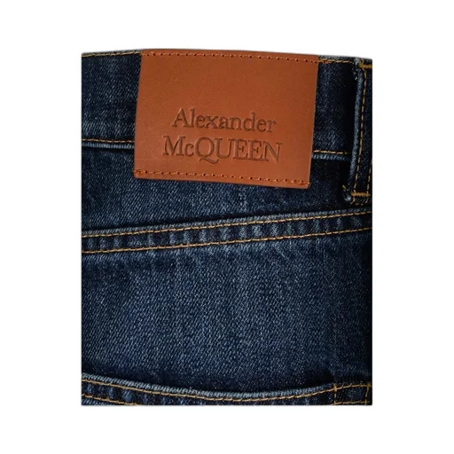 Knee-Length Denim Shorts