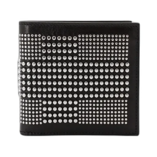 All-Over Studded Bi-Fold Wallet