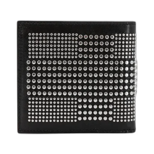 All-Over Studded Bi-Fold Wallet