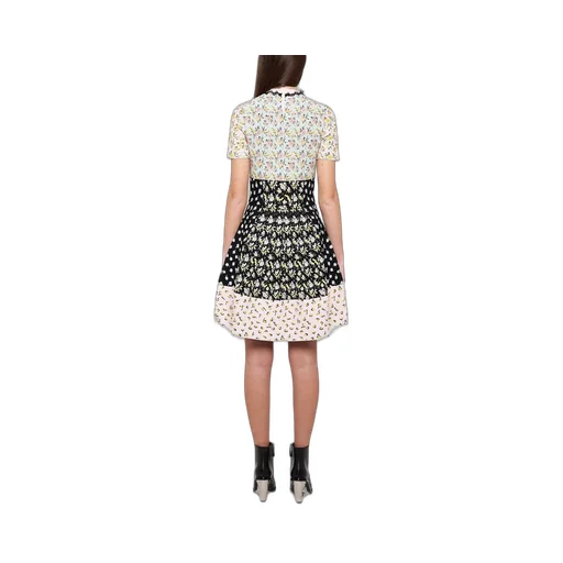 Floral Printed Knitted Dress