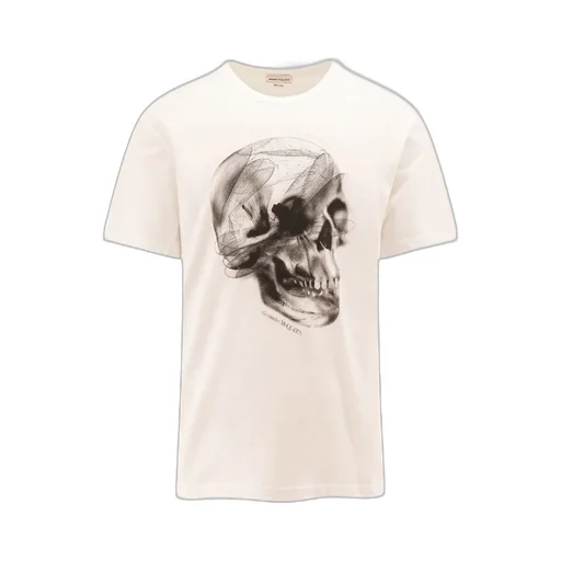 Skull Printed Crewneck T-Shirt