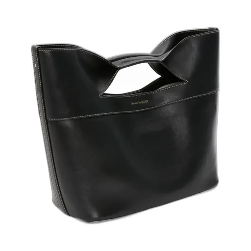 Logo-Printed Small Top Handle Bag