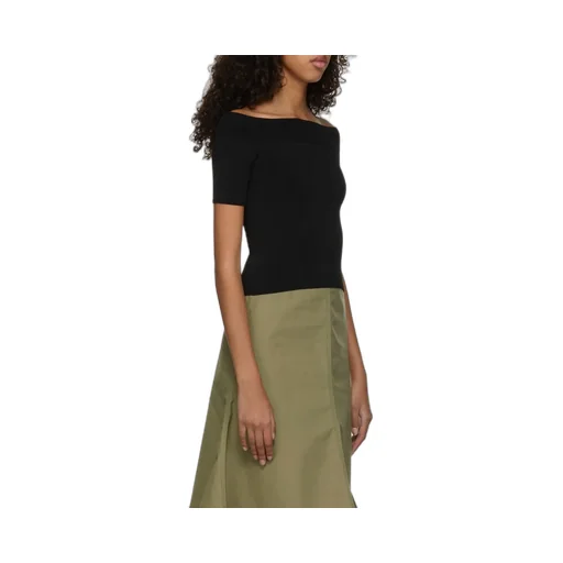 Off Shoulder Short-Sleeved Top