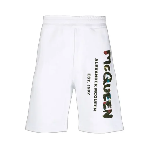 Logo Graffiti Printed Track Shorts