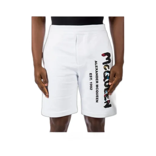 Logo Graffiti Printed Track Shorts