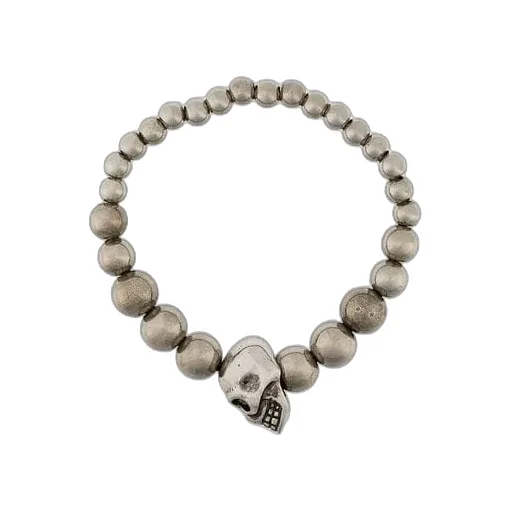 Skull Beaded Embellished Bracelet