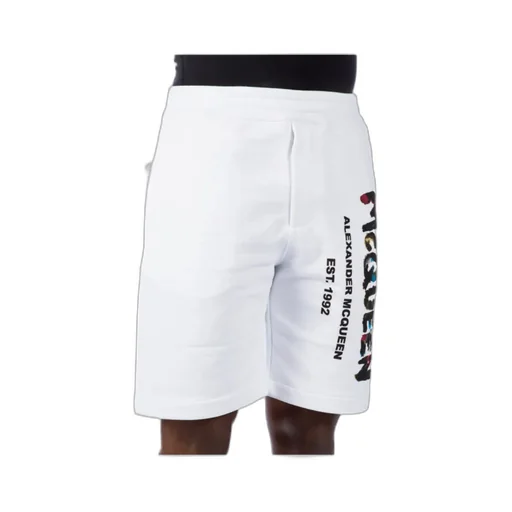 Logo Graffiti Printed Track Shorts