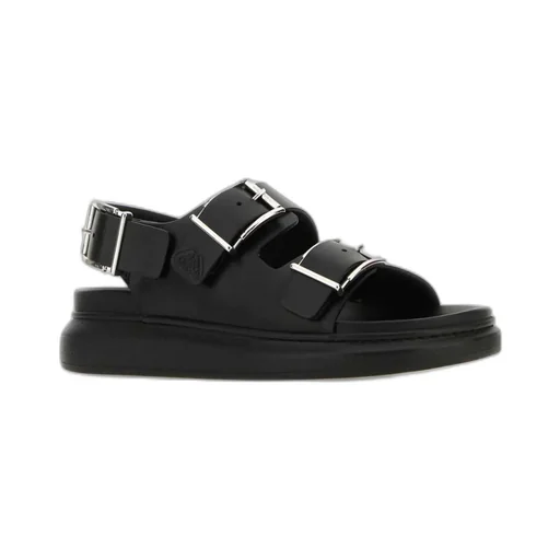 Double-Buckled Sandals